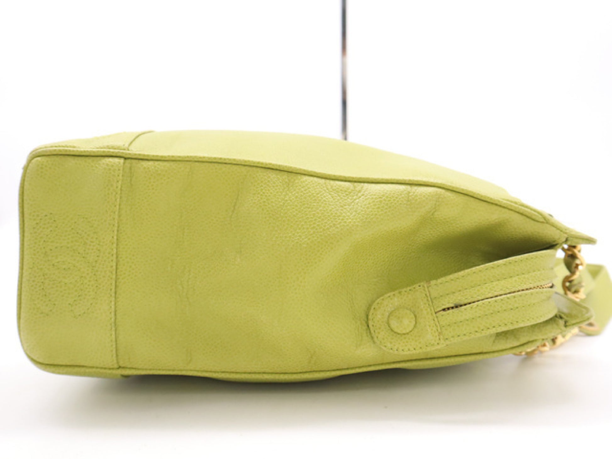 CHANEL Caviar Skin Triple Coco Mark Shoulder Bag with Guarantee Card 4098566 Shoulder Bag