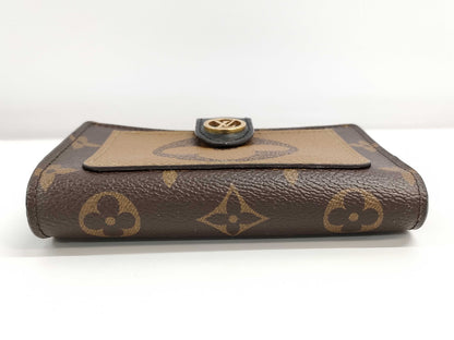 LOUIS VUITTON M69432 Monogram Giant Reverse Portefeuille Juliette Wallet, RFID Verified, Box and Dust Bag Included
