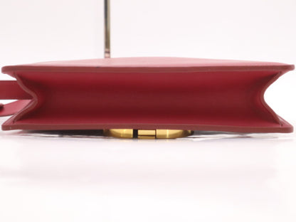 Dior UMOS Leather 30 Montaigne Wine Red Shoulder Bag