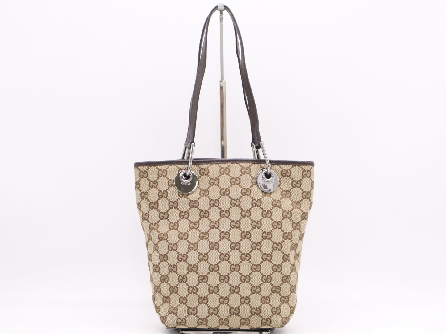 GUCCI GG Canvas 00 24 GG Canvas Handbag Handbag