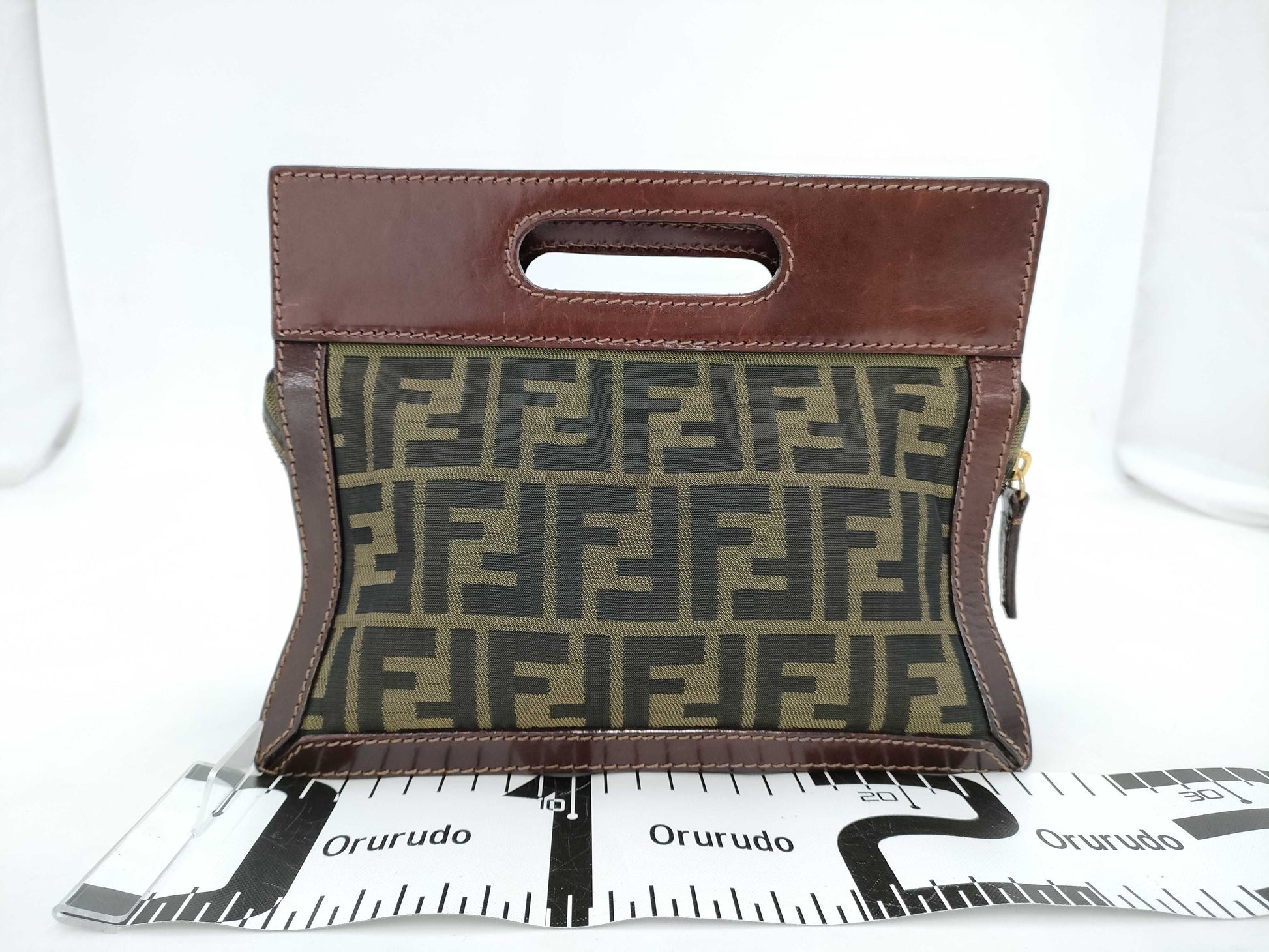 FENDI Zucca Brown Handbag