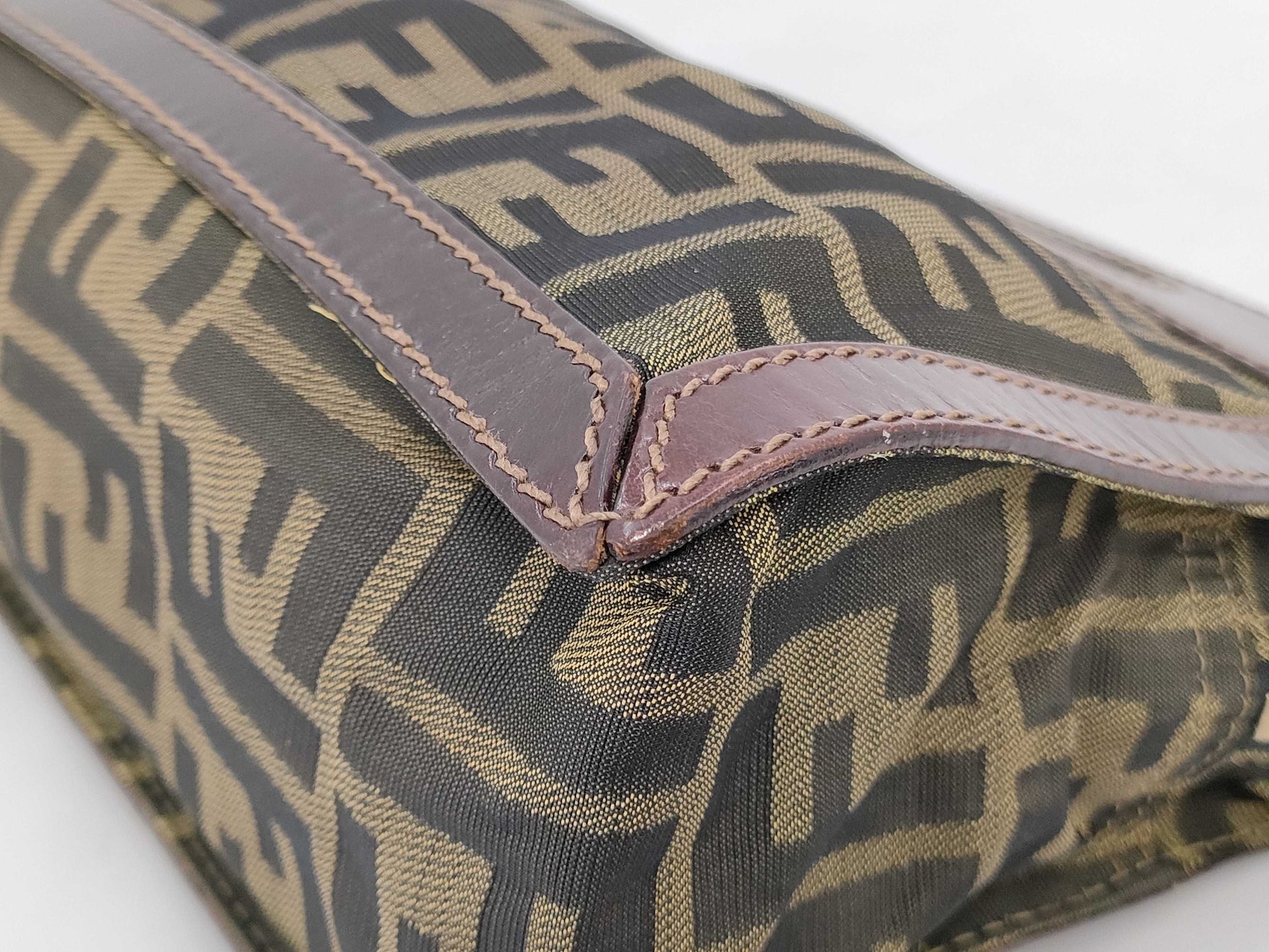 FENDI Zucca Brown Handbag