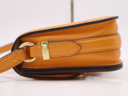 LOUIS VUITTON M55946 Calf Leather Pont Neuf Shoulder Bag Orange Shoulder Bag
