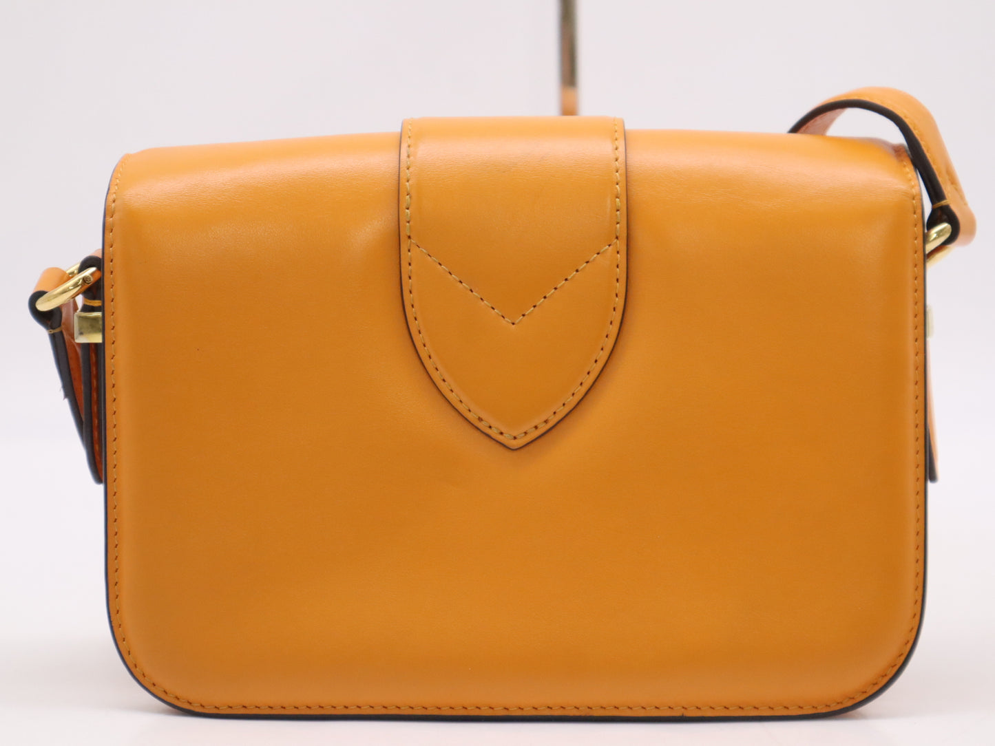 LOUIS VUITTON M55946 Calf Leather Pont Neuf Shoulder Bag Orange Shoulder Bag
