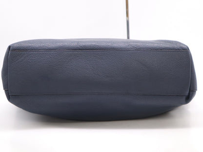 LOUIS VUITTON Taurillon Leather Cabas Voyage Navy Tote Bag UB0196