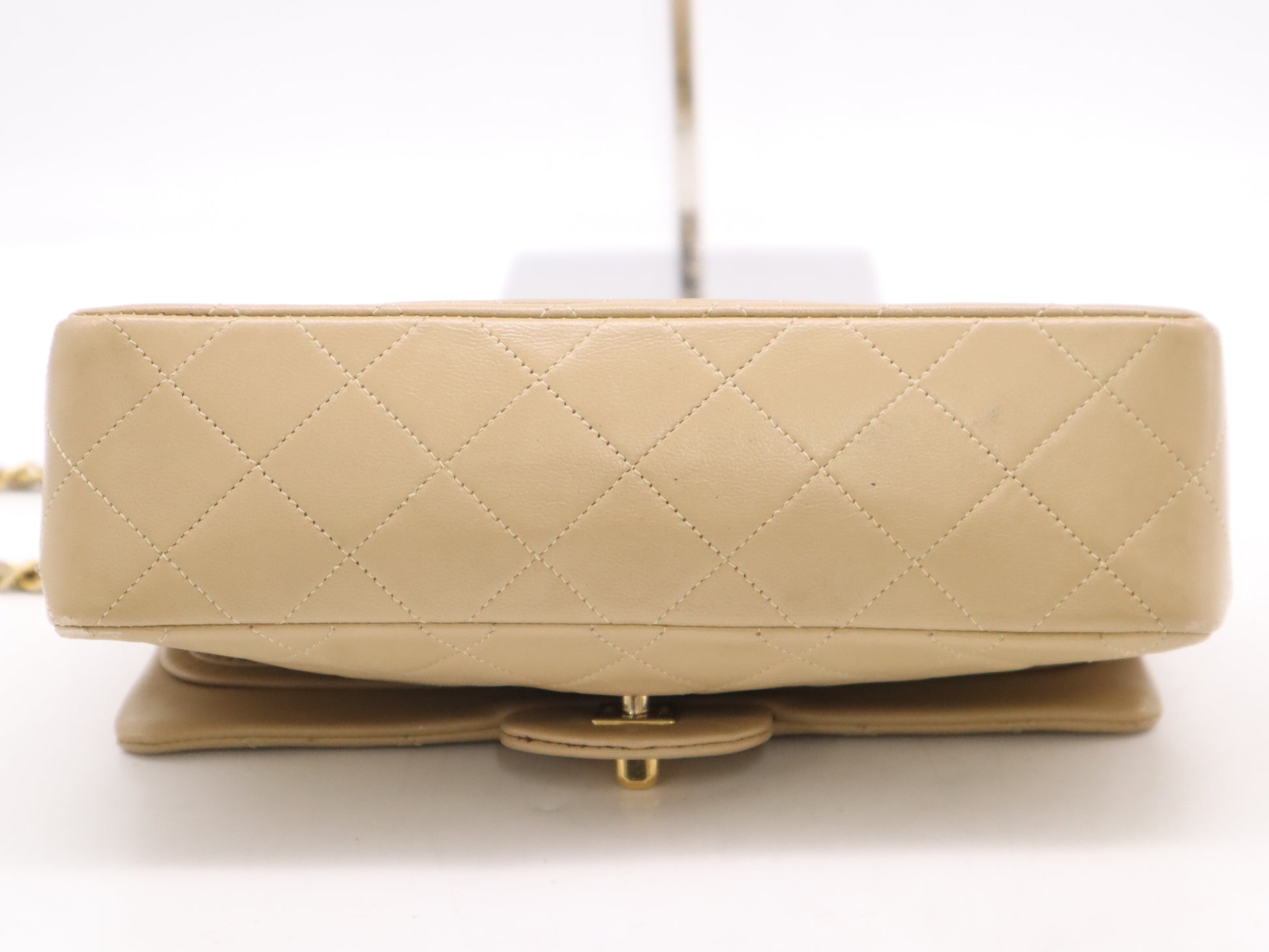 CHANEL Lambskin Matelasse Coco Mark Double Flap Chain Shoulder Bag with Seal 1460049 Shoulder Bag