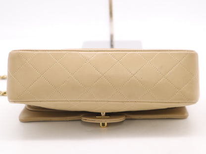 CHANEL Lambskin Matelasse Coco Mark Double Flap Chain Shoulder Bag with Seal 1460049 Shoulder Bag