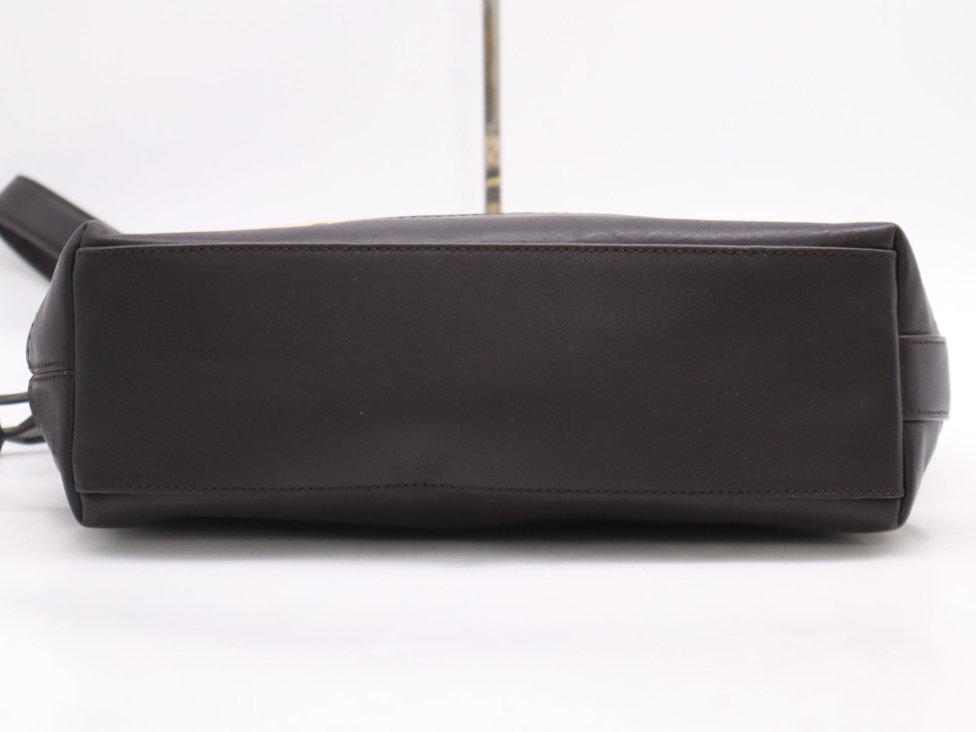 COACH Signature Canvas and Leather Shoulder Bag