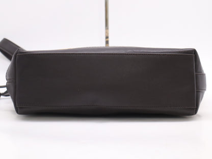 COACH Signature Canvas and Leather Shoulder Bag