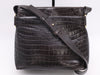 Salvatore Ferragamo Vara Leather Shoulder Bag in Black