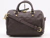 LOUIS VUITTON Monogram Empreinte M40751 Monogram Empreinte Speedy Bandouliere 25 Tail Handbag with Shoulder Strap and Padlock AH4172