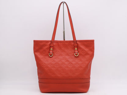 LOUIS VUITTON Monogram Empreinte M40556 Empreinte Batignolles Vertical Orianne Tote Bag with Pouch