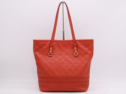 LOUIS VUITTON Monogram Empreinte M40556 Empreinte Batignolles Vertical Orianne Tote Bag with Pouch