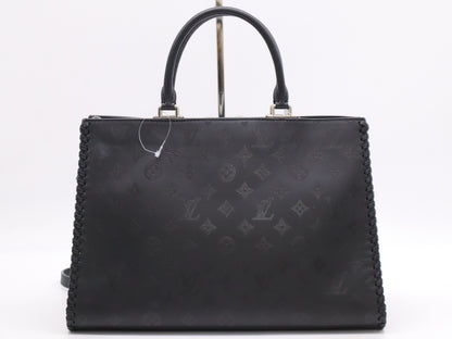 LOUIS VUITTON Monogram M54147 Monogram Very Zip Tote Noir with Padlock, Two Keys, Cloche, Shoulder Strap, Dust Bag, RFID Ready