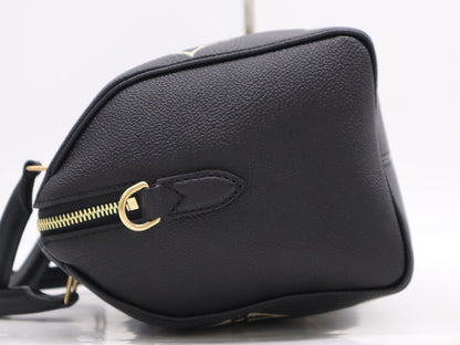 LOUIS VUITTON Monogram Empreinte M58947 Empreinte Speedy 25 Bandouliere, Two-Tone, RFID Verified, Includes Padlock, Two Keys, Shoulder Strap, and Dust Bag