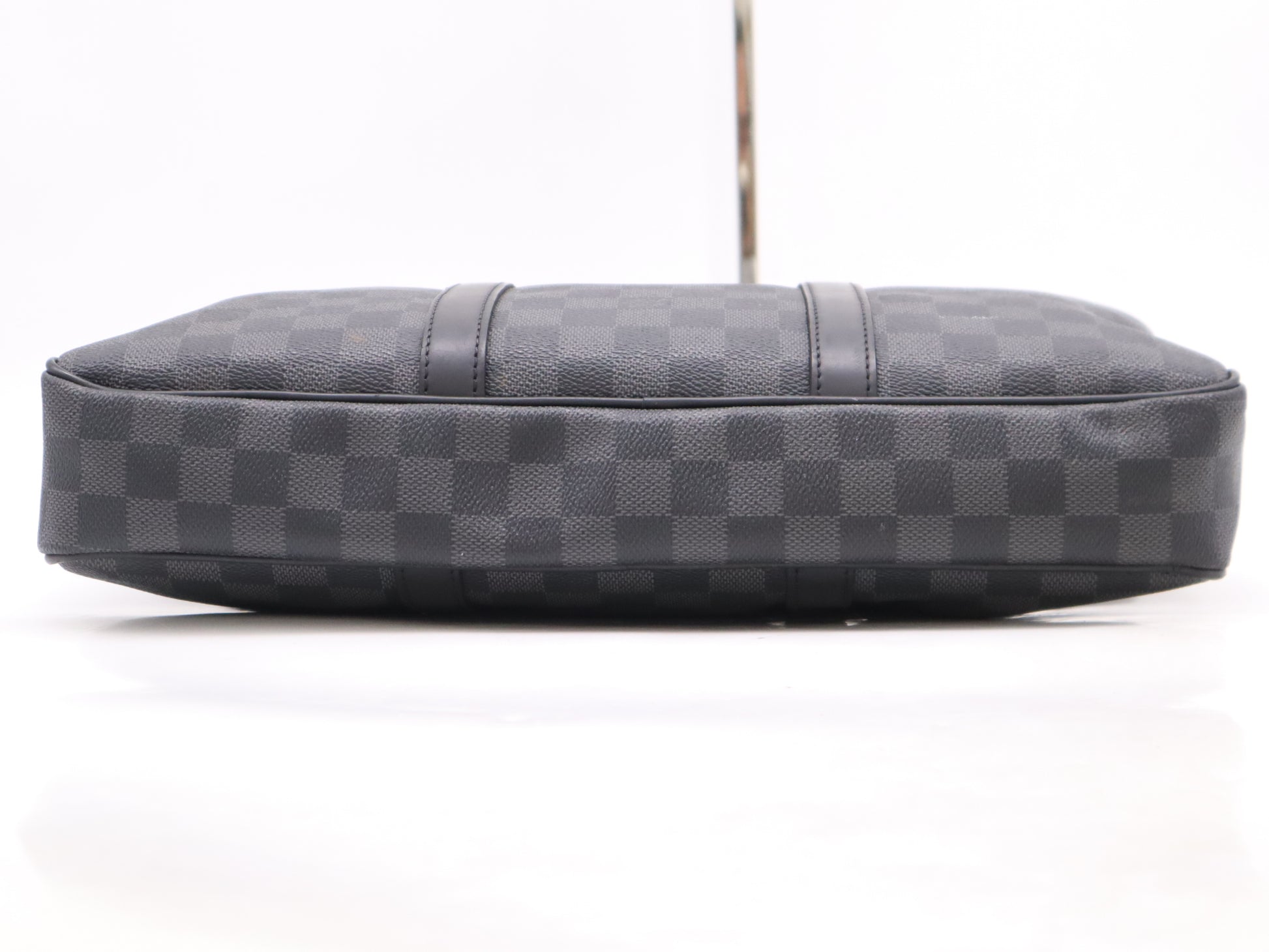 LOUIS VUITTON Damier Graphite N41478 Graphite Porte-Document Voyage PDV PM Business Bag