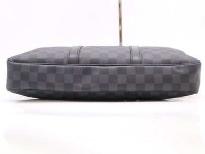 LOUIS VUITTON Damier Graphite N41478 Graphite Porte-Document Voyage PDV PM Business Bag