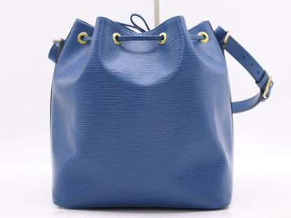 LOUIS VUITTON Epi M44105 Epi Petit Noe Toledo Blue AR0917 Shoulder Bag