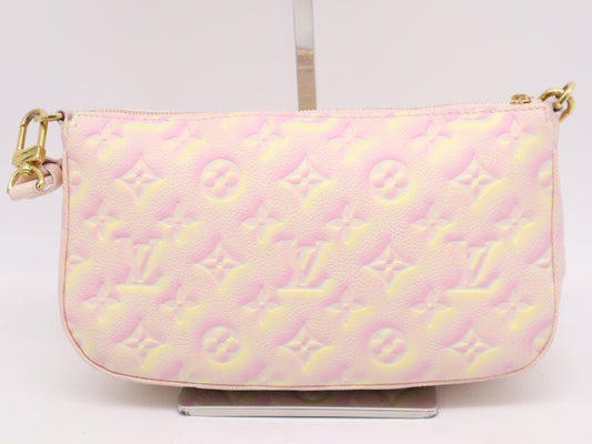 LOUIS VUITTON M46093 Multi Pochette Accessoires Shoulder Bag with Shoulder Strap, Box, and Dust Bag RFID Verified No Serial Tag