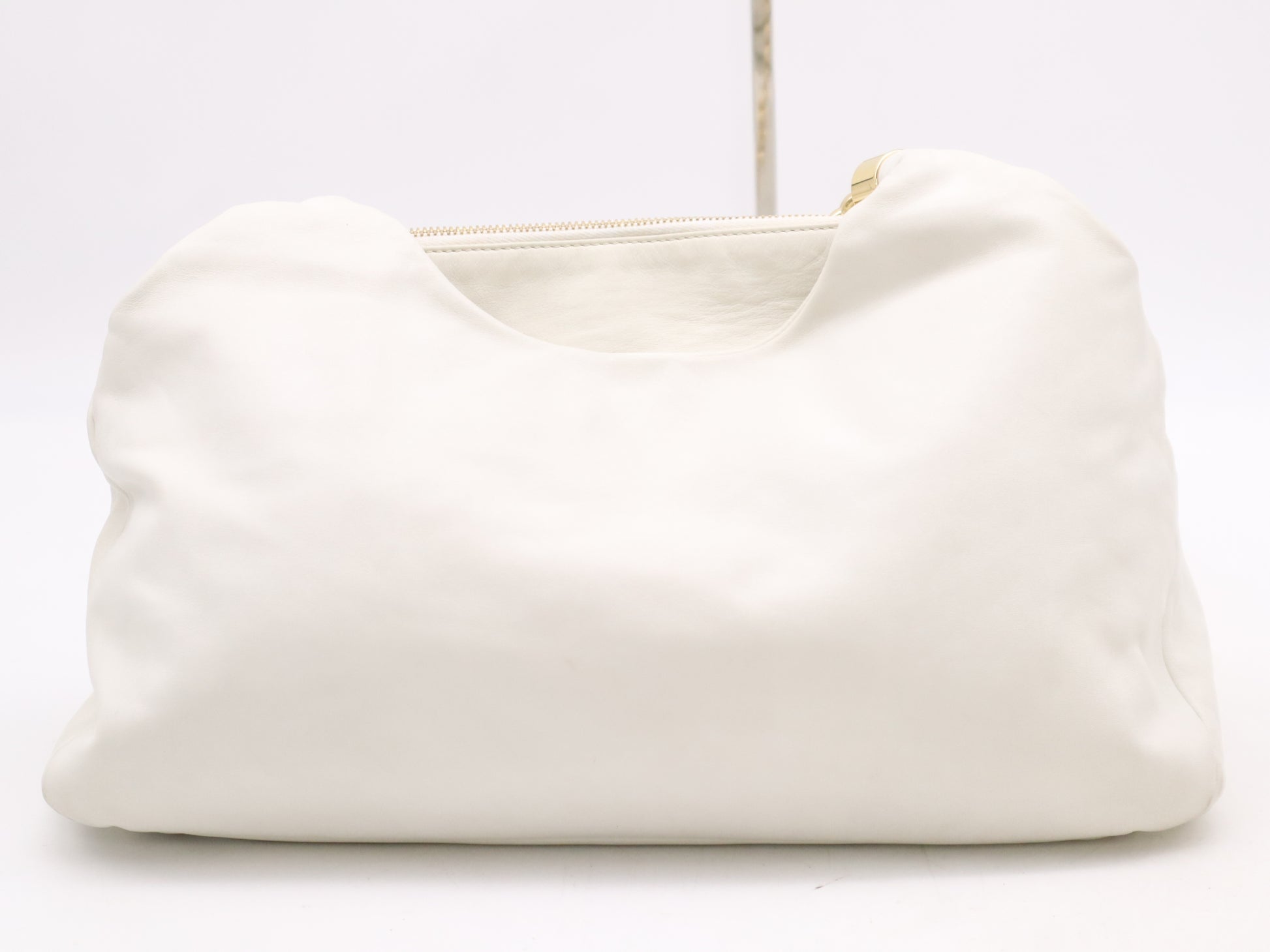 CHANEL Lambskin Shoulder Bag with Large Coco Mark, White Gold Hardware, Seal, Dust Bag and Box, 12138093