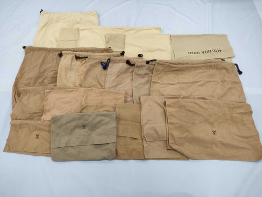 Set of 20 Louis Vuitton Dust Bags 