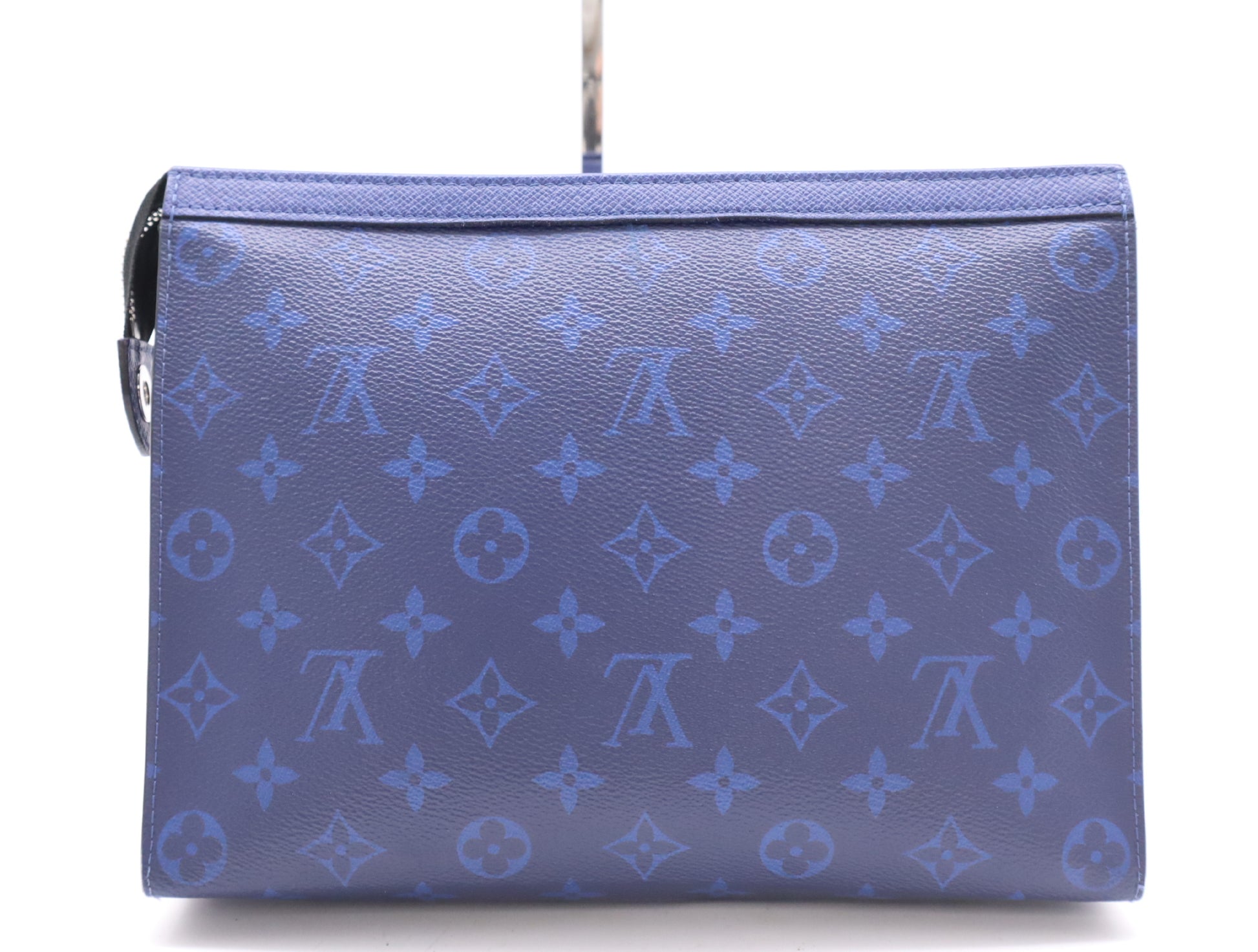 LOUIS VUITTON M30423 Taiga Rama Voyage MM Pochette in Cobalt, RFID Verified, Second Bag