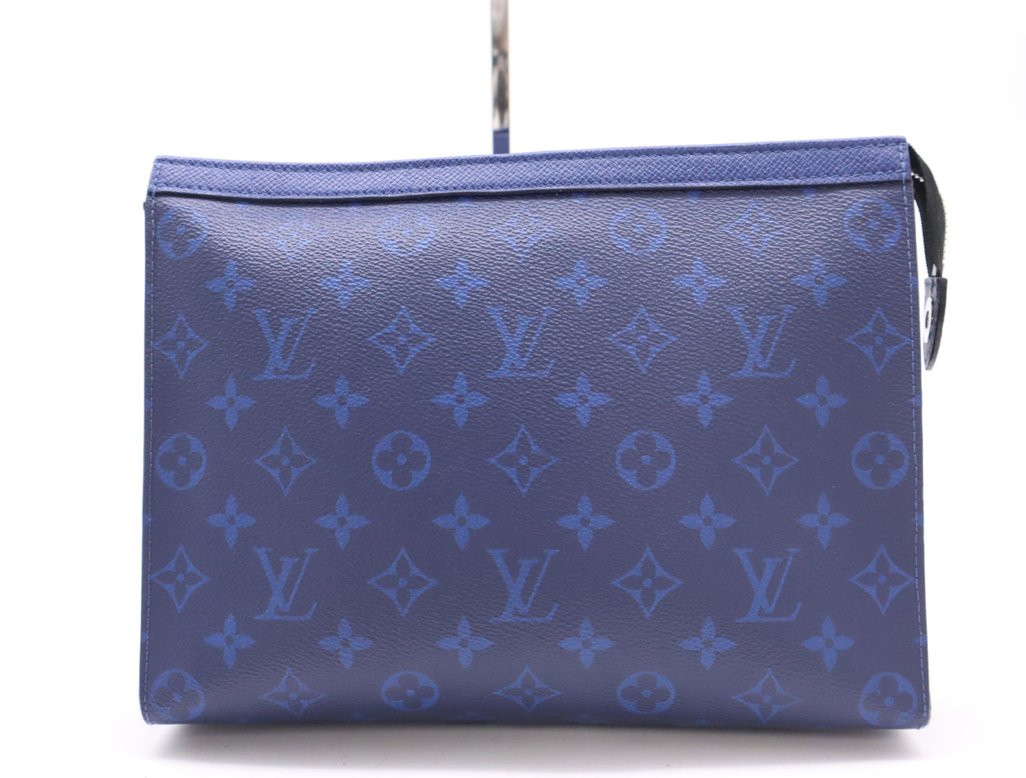 LOUIS VUITTON M30423 Taiga Rama Voyage MM Pochette in Cobalt, RFID Verified, Second Bag