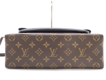 LOUIS VUITTON Monogram M44259 Monogram Marignan Noir Shoulder Bag with Shoulder Strap