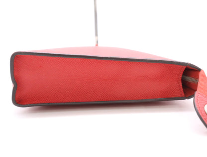 LOUIS VUITTON Taiga M63397 Taiga Pochette Voyage MM Red Second Bag