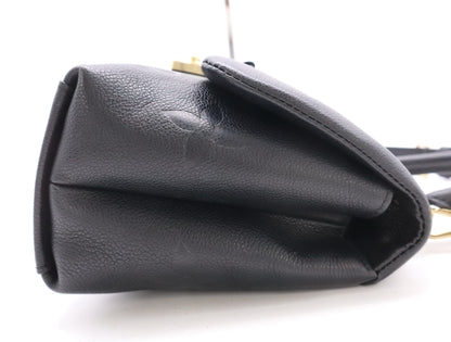 LOUIS VUITTON Monogram Empreinte M46041 Monogram Empreinte Madeleine MM Noir Shoulder Bag RFID Verified No Serial Tag