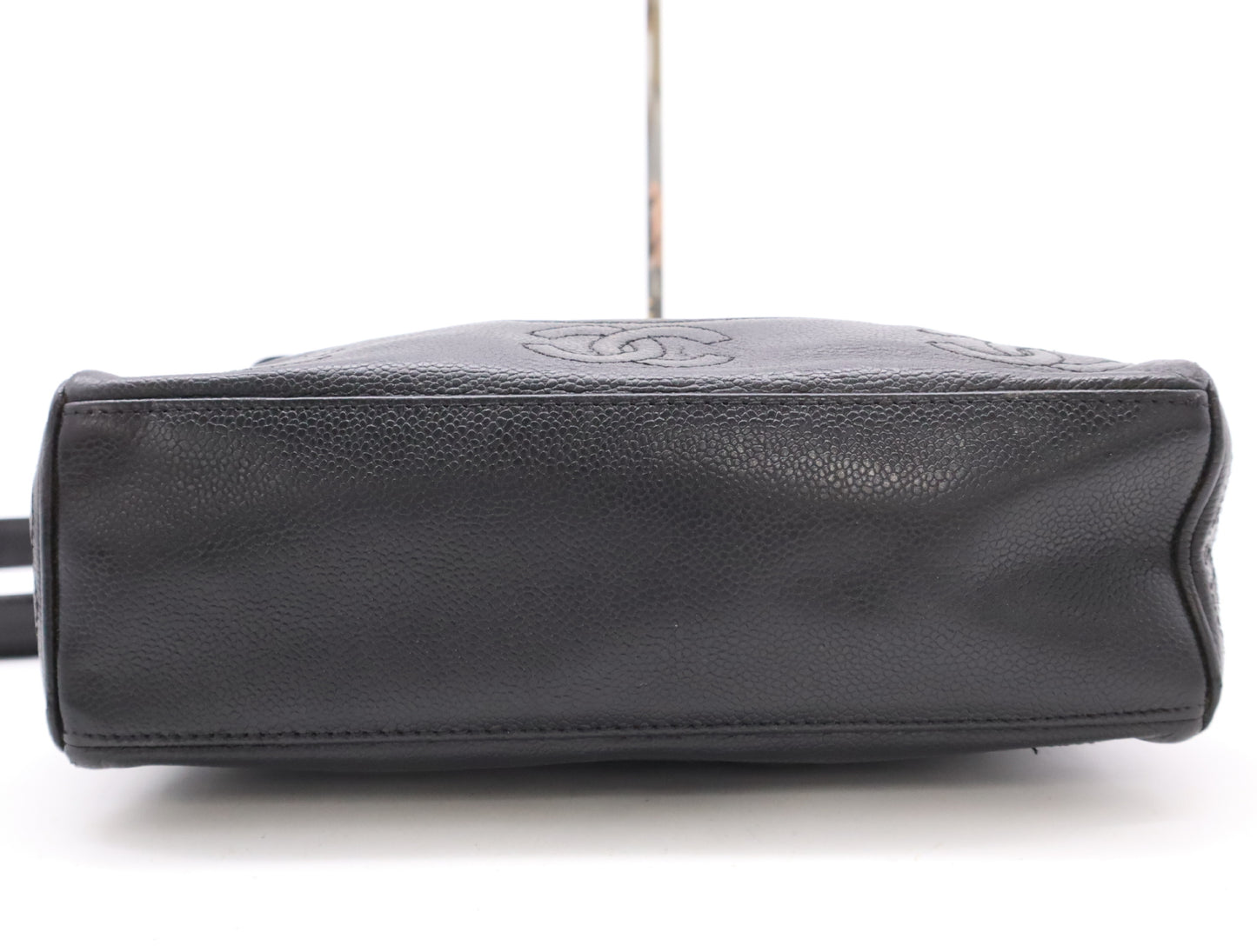 CHANEL Caviar Leather Triple Coco Mark Chain Bag Seal 426288 Shoulder Bag