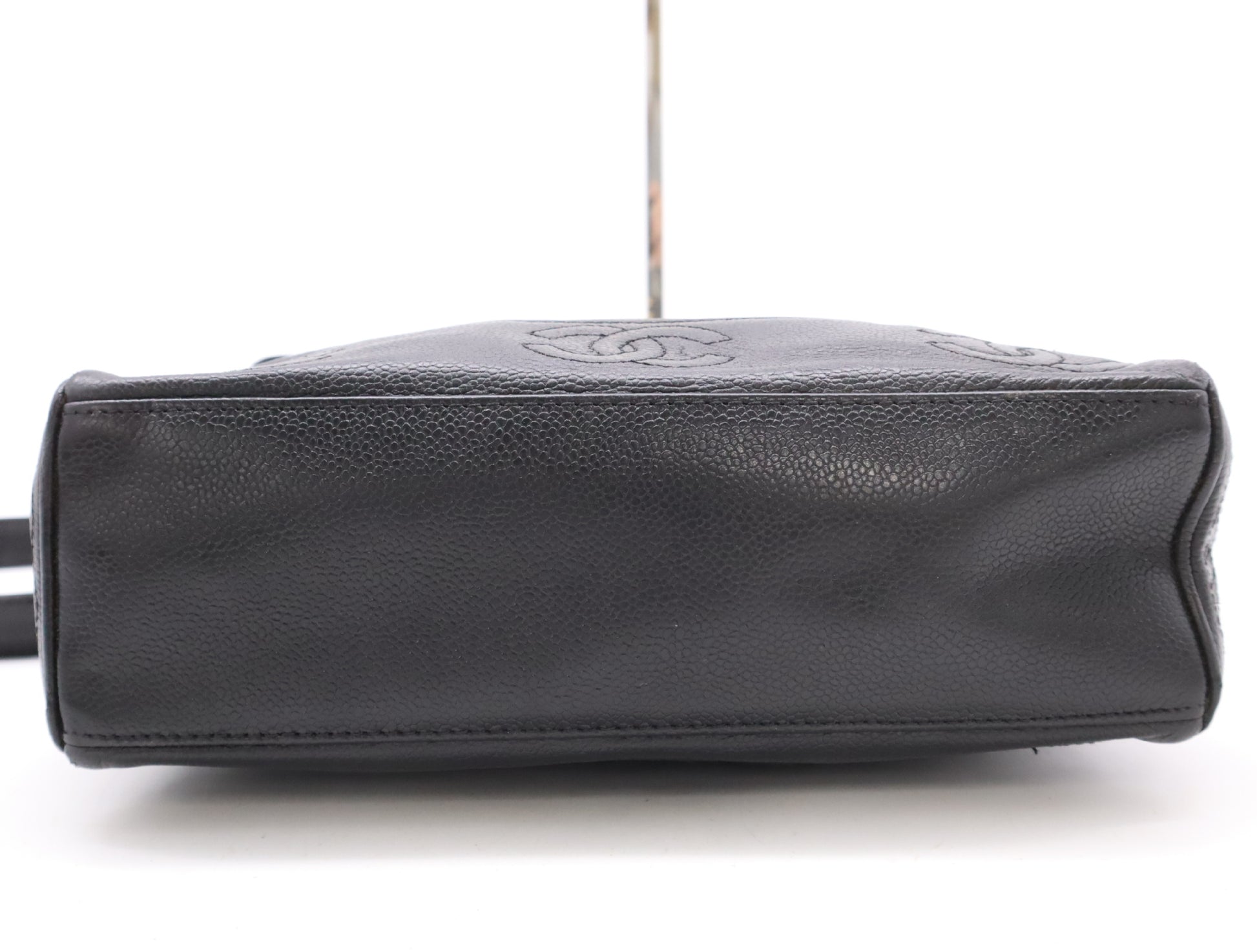 CHANEL Caviar Leather Triple Coco Mark Chain Bag Seal 426288 Shoulder Bag