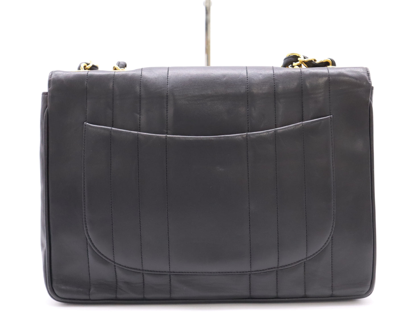 CHANEL Lambskin Mademoiselle Chain Shoulder Bag in Black with Card and Sticker 3541395 Shoulder Bag