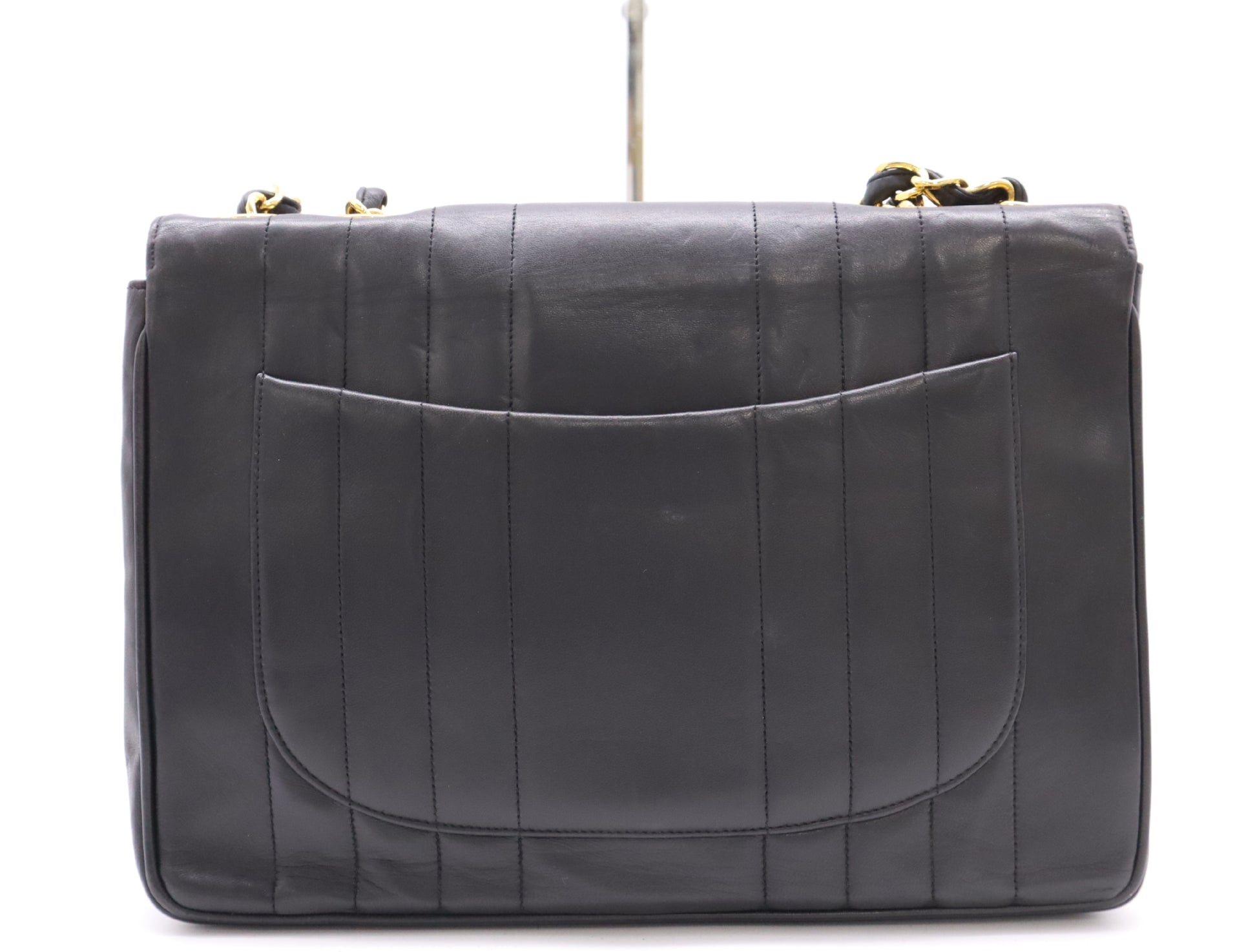 CHANEL Lambskin Mademoiselle Chain Shoulder Bag in Black with Card and Sticker 3541395 Shoulder Bag