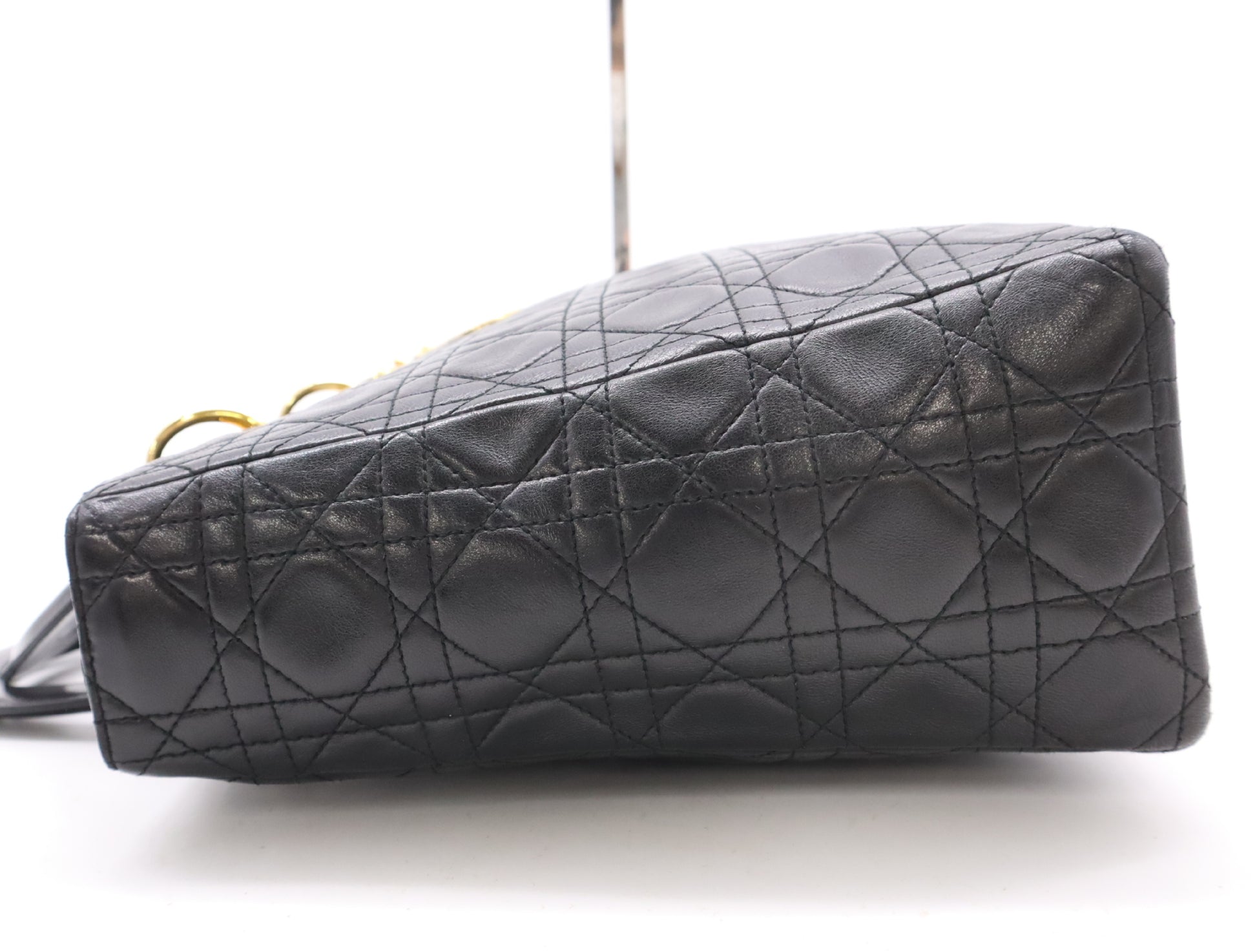 Dior Lady Dior Lambskin Lady Dior Tote Bag Black Tote Bag