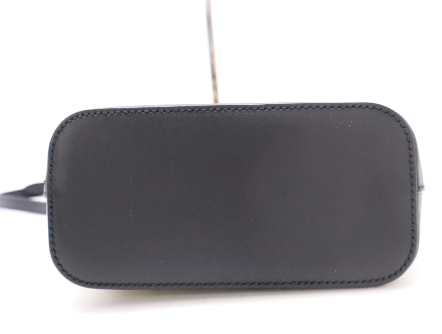 GUCCI 51189 Leather Shoulder Bag with GUCCY Logo, Black and Gold, Shoulder Strap and Dust Bag Included