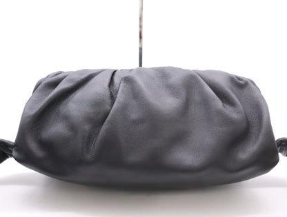 BOTTEGA VENETA Leather The Body Pouch Black Shoulder Bag with Dust Bag