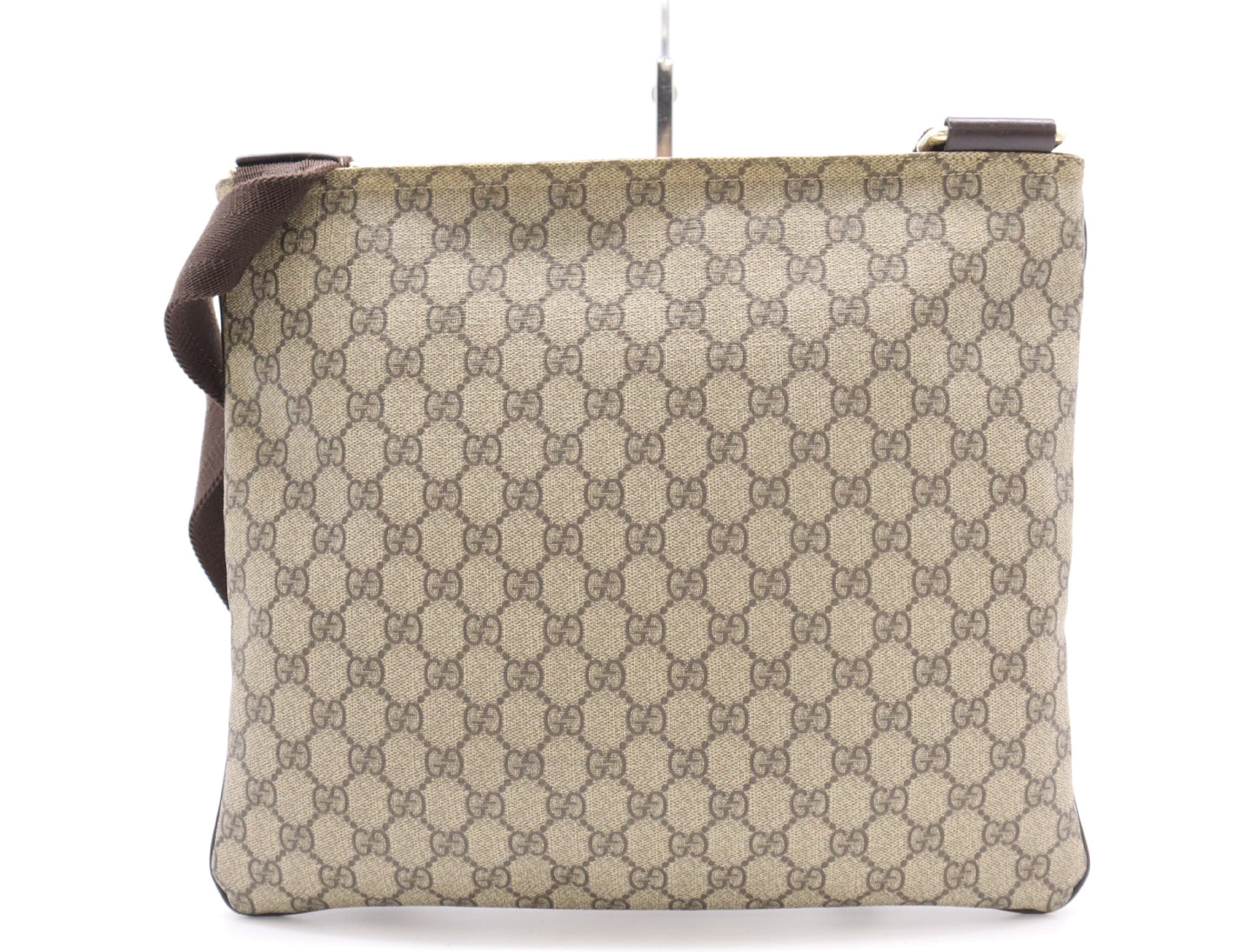 GUCCI GG Supreme 201446 GG Supreme Shoulder Bag Beige Brown Shoulder Bag
