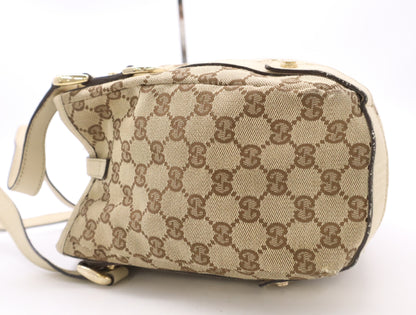 GUCCI GG Canvas 130736 GG Canvas Tote Bag Abbey Brown Beige Tote Bag