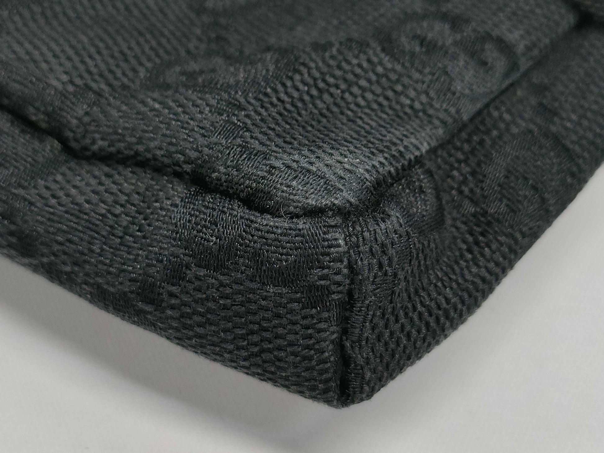 GUCCI 28566 GG Canvas Black Waist Bag