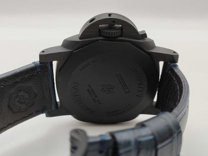 PANERAI Luminor Marina Carbotech PAM01664 OP7456PN0040010 Automatic Blue Dial Men's Watch