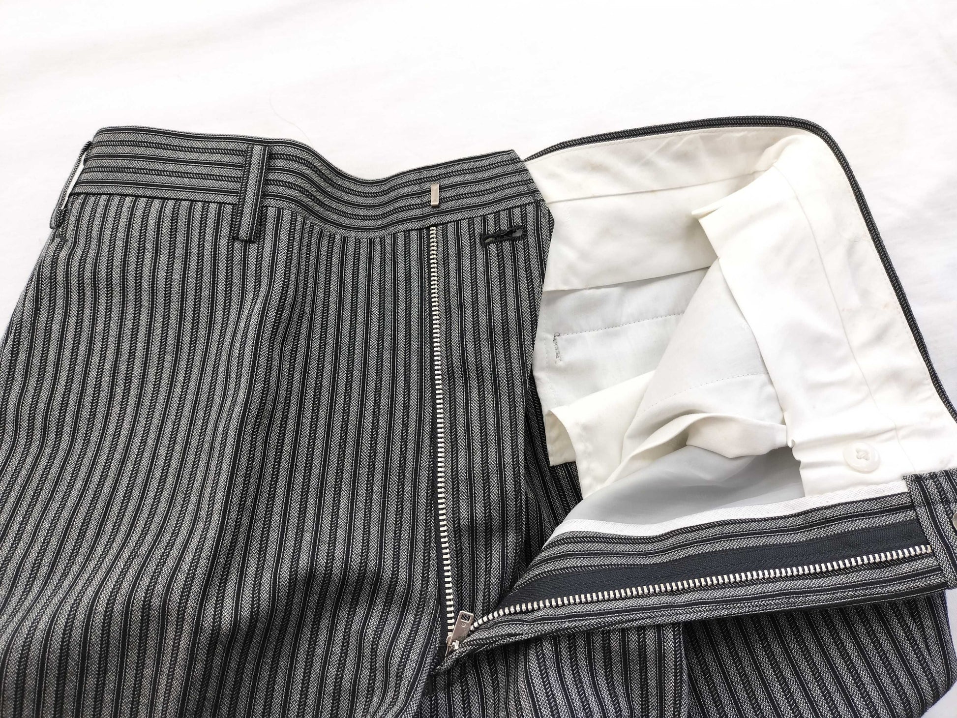 BURBERRY Striped Slacks, Sizes 92-80-170-A5, Pants