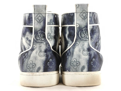 Christian Louboutin Men's High-Top Sneakers, Size 40 1/2, LOU SPIKES ORLATO.