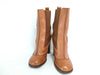 CELINE Boots, Side Gore, Mid Chunky Heel, Size 36, Camel, Other Shoes