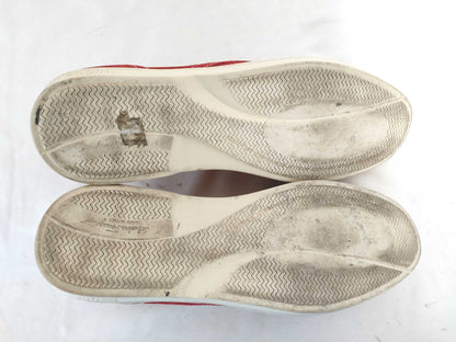 Salvatore Ferragamo Size 7 Suede Desert Boots Men's Red Shoes Salvatore Ferragamo Sneakers