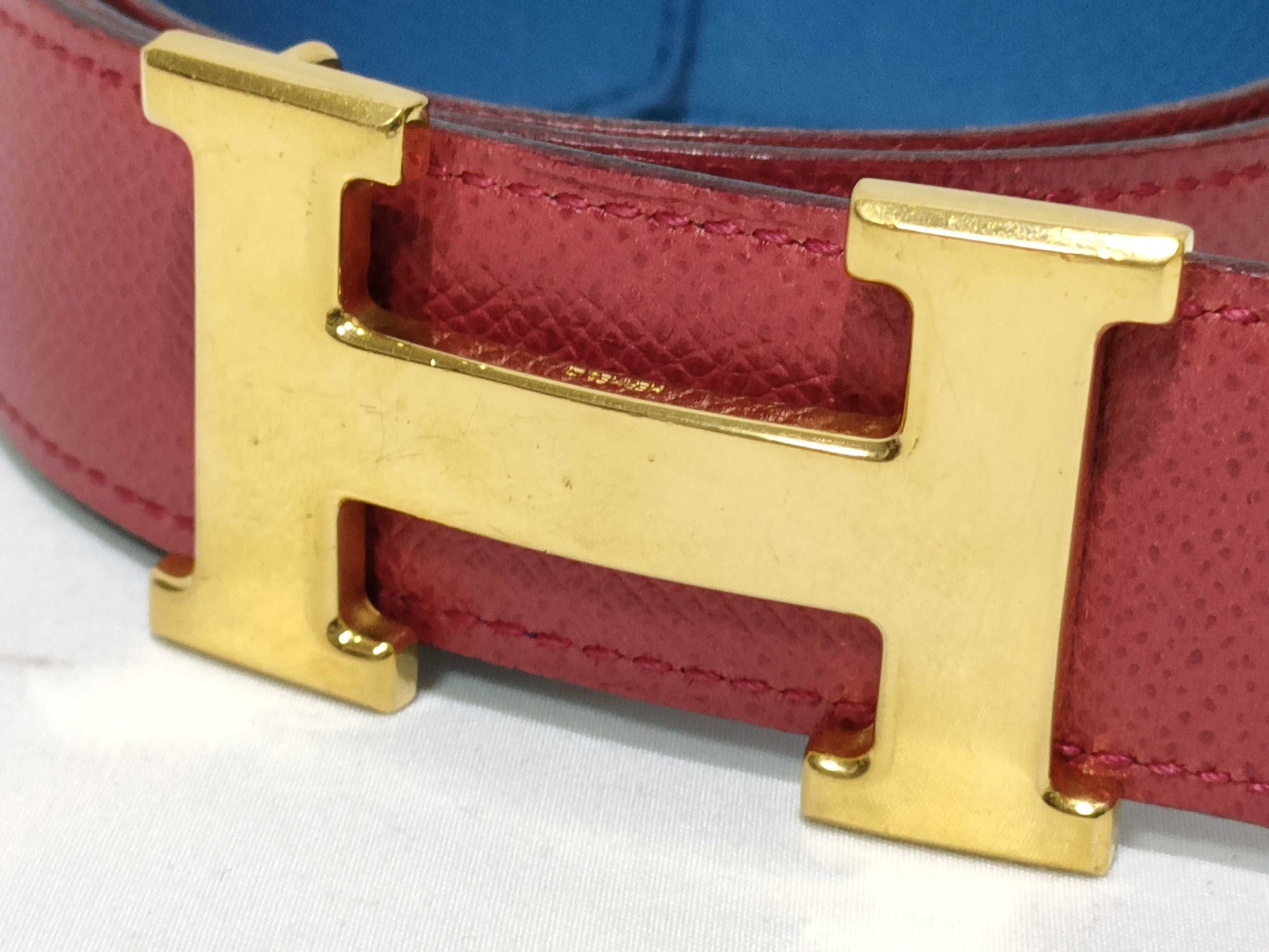 HERMES Constance Gold Belt