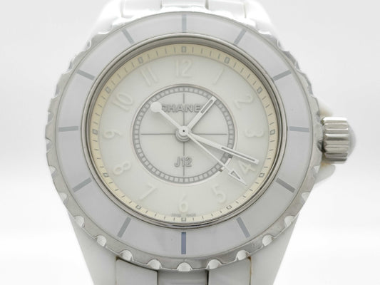 CHANEL J12 H3442 CXG40794 White Phantom White Dial Quartz Boys' Watch