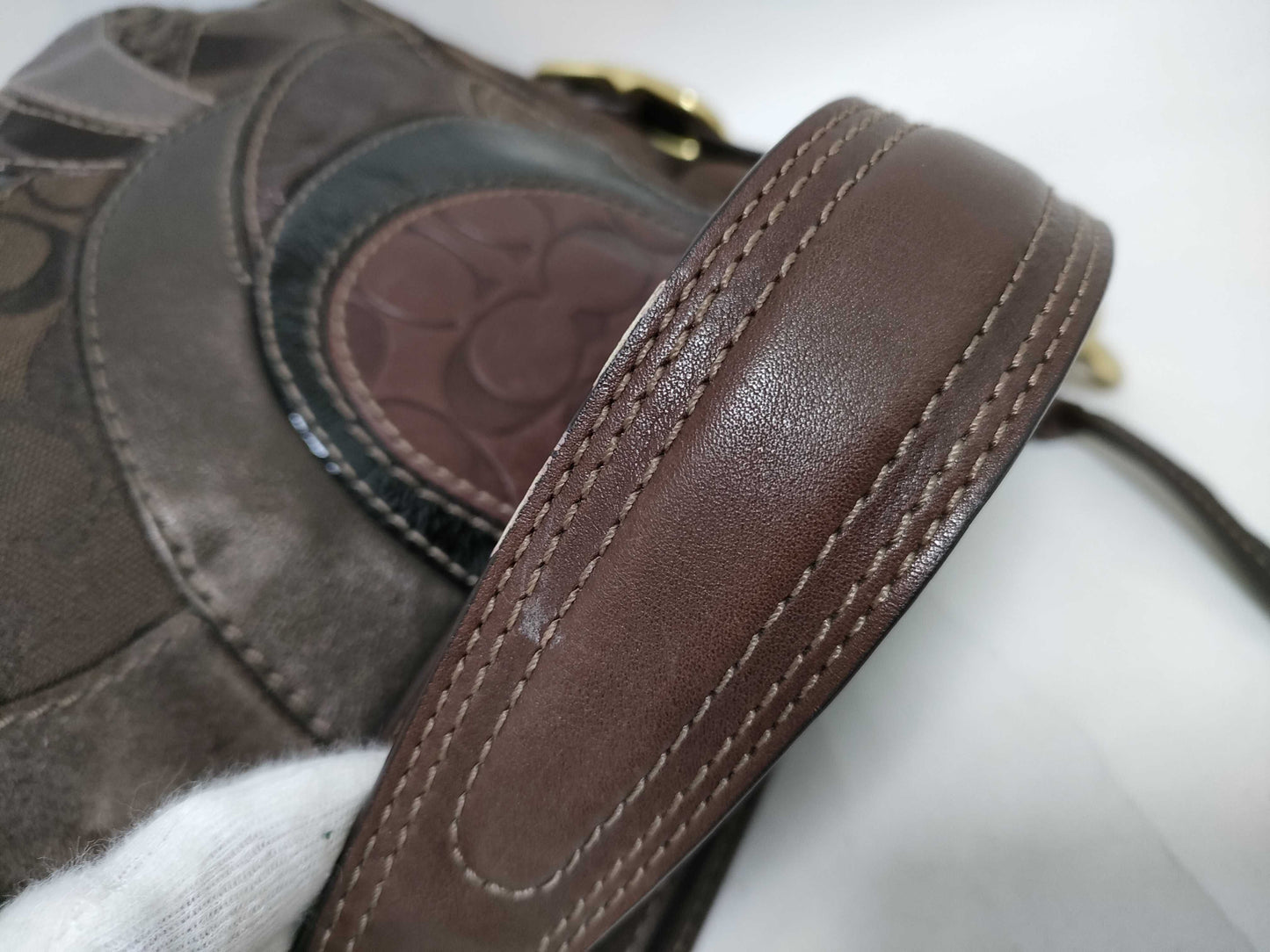 COACH Signature Coach Shoulder Bag