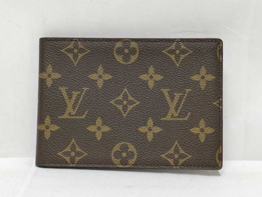 LOUIS VUITTON Monogram Louis Vuitton Card Case, Pass Case, Business Card Case