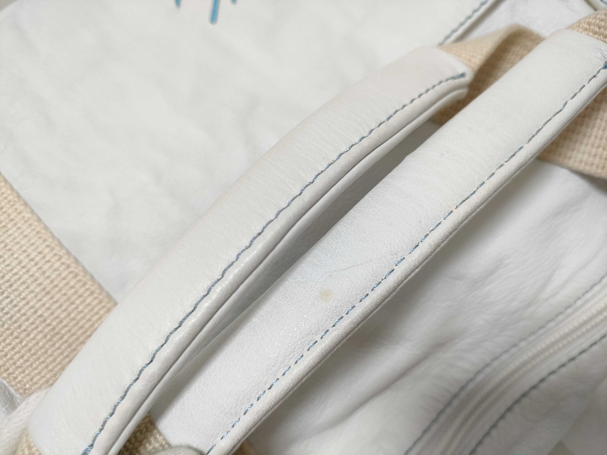 Kitamura White Boston Bag